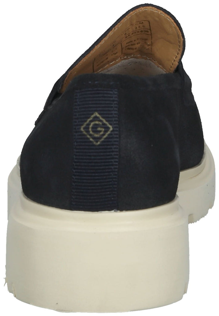 GANT Slipper Veloursleder Marine