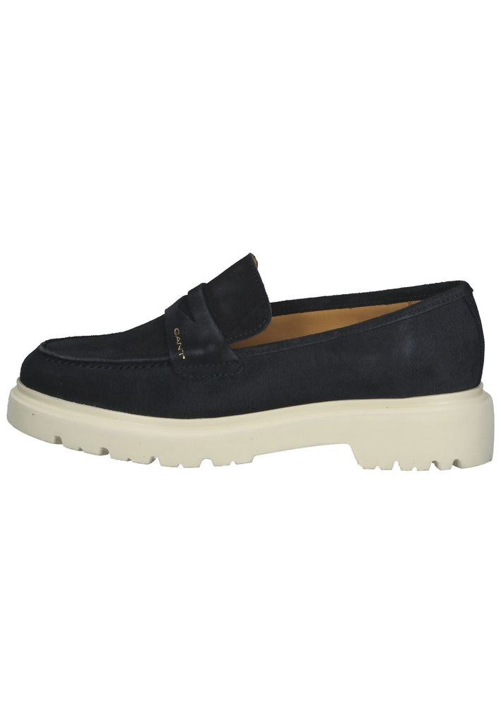 GANT Slipper Veloursleder Marine