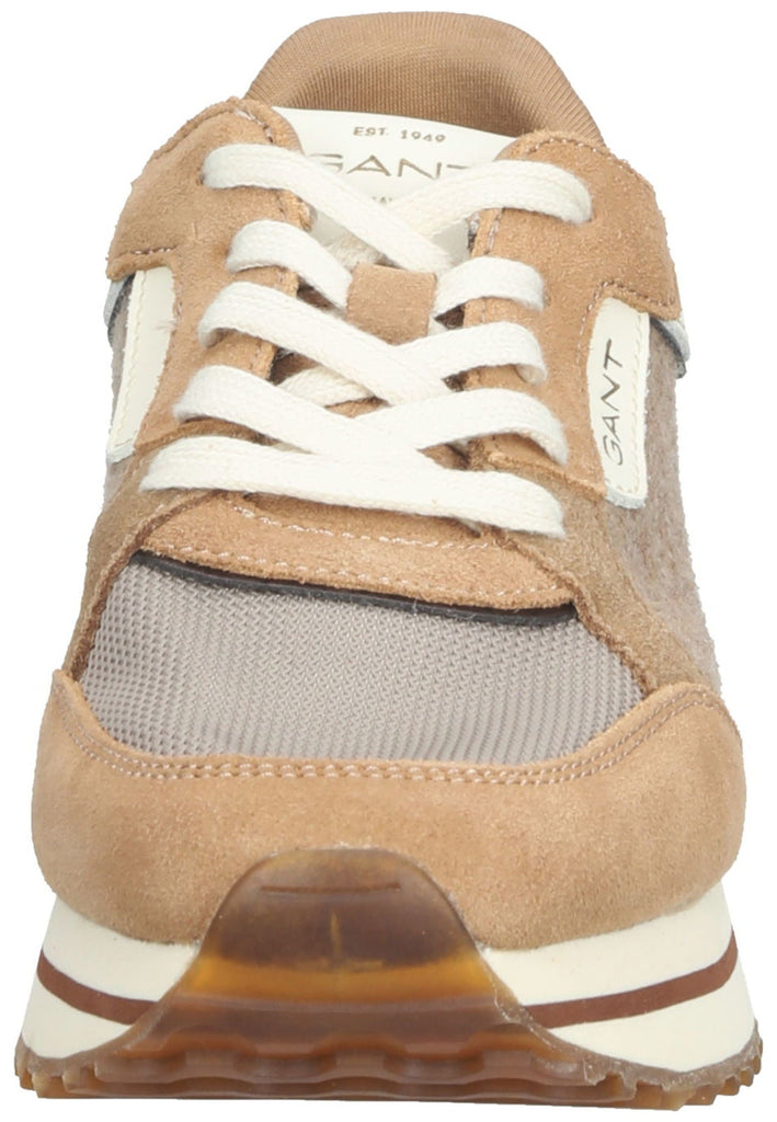 Sneaker GANT Sneaker Veloursleder/Mesh Dunkelbraun/Beige