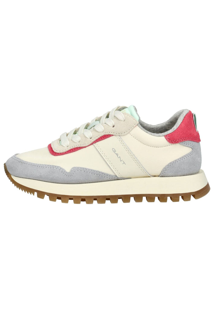 Sneaker GANT Sneaker Veloursleder Weiß/Grau