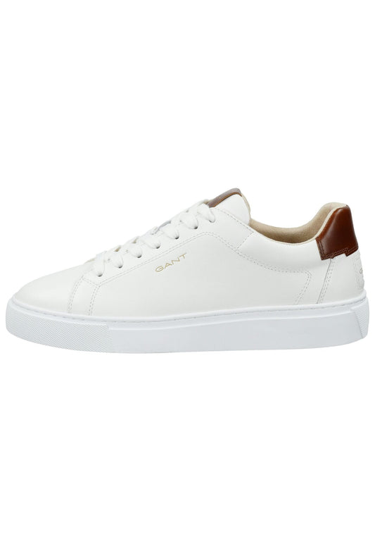 GANT Sneaker Glattleder Weiß/Braun