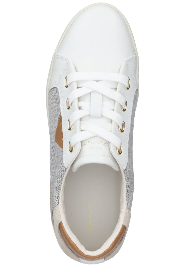 GANT Sneaker Leder Grau/Weiß