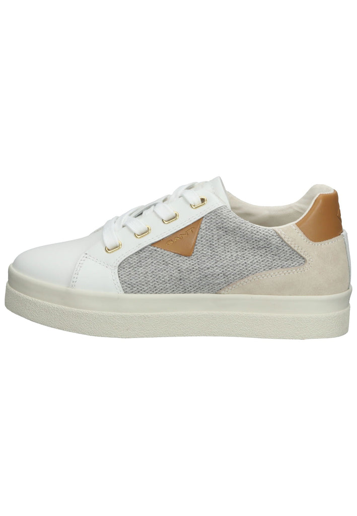 GANT Sneaker Leder Grau/Weiß