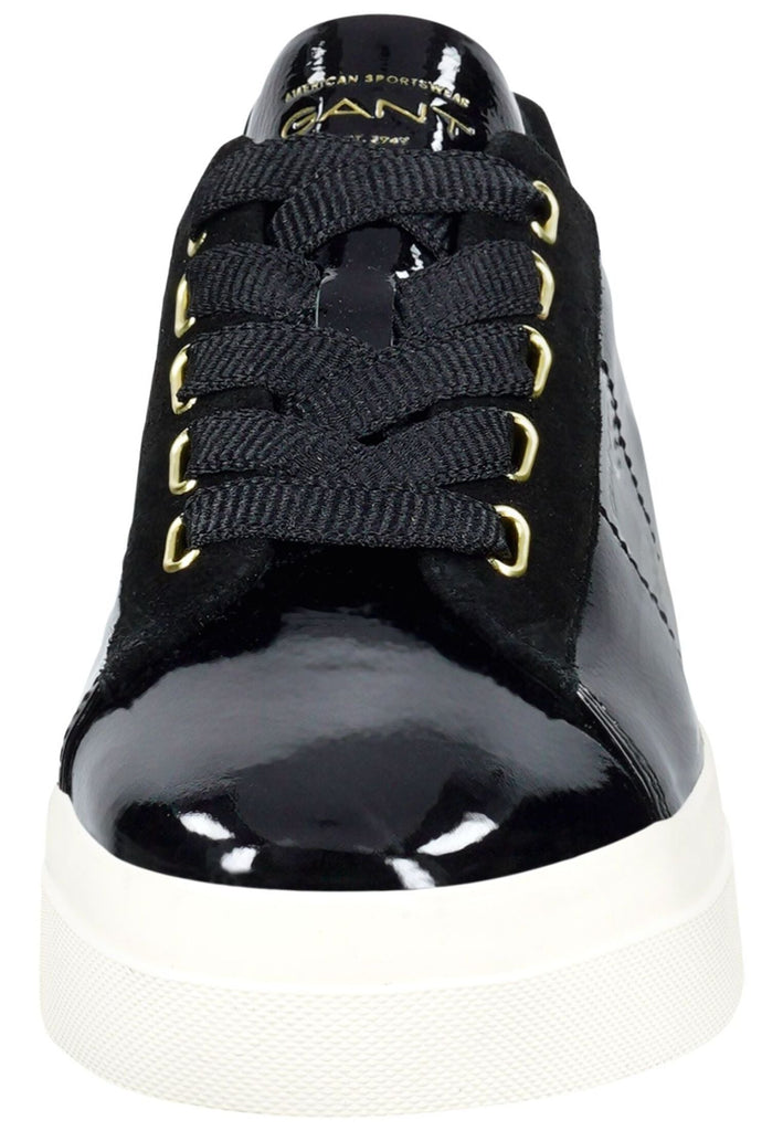 GANT Sneaker Leder Schwarz Lack