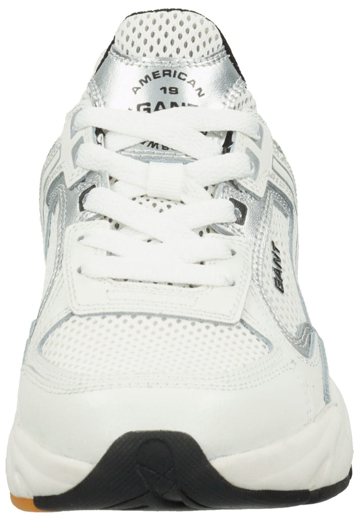 GANT Sneaker Leder/Textil Silber/Weiß