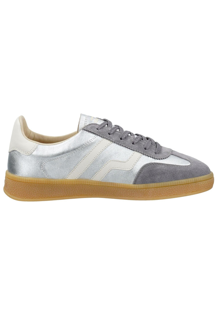 GANT Sneaker Leder/Textil Silber/Weiß