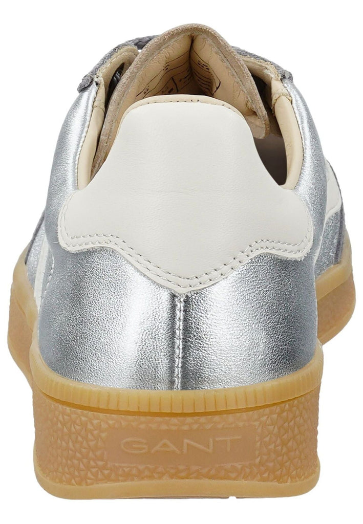 GANT Sneaker Leder/Textil Silber/Weiß