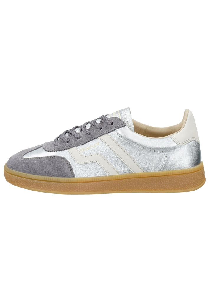 GANT Sneaker Leder/Textil Silber/Weiß
