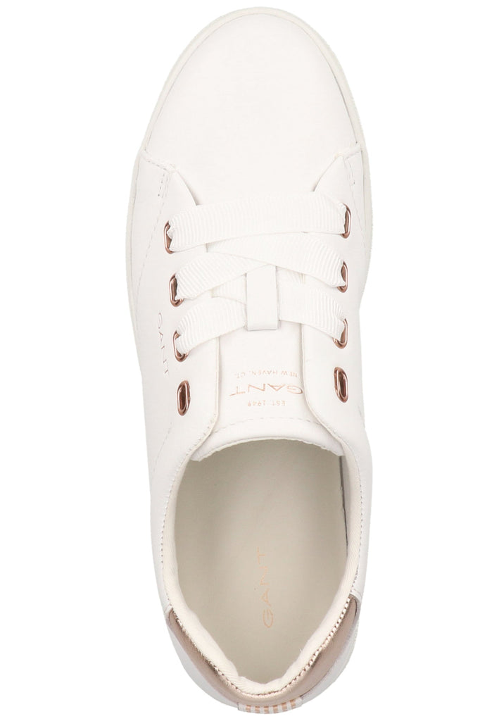 GANT Sneaker Leder Weiß kombi