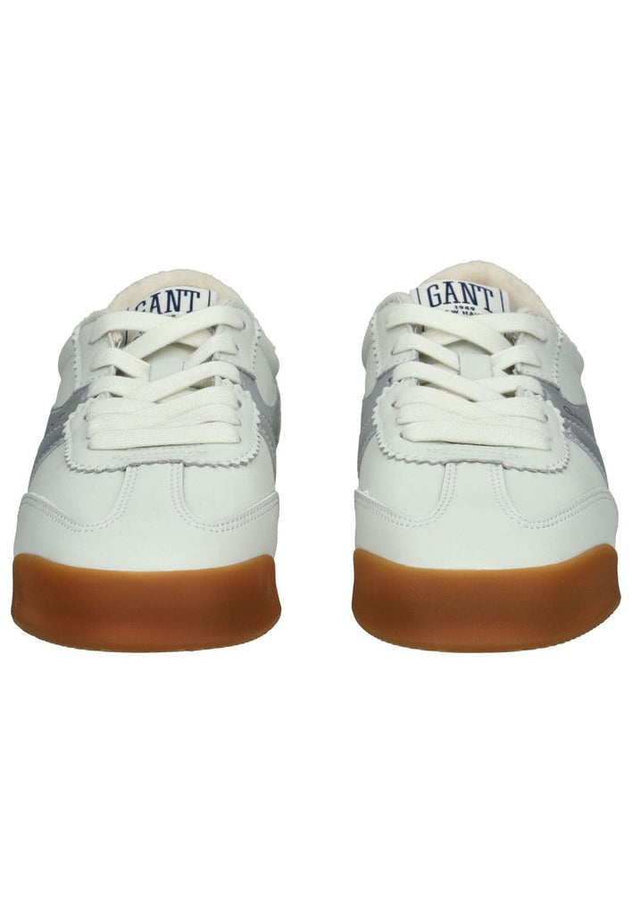 GANT Sneaker Leder Weiß/Silber