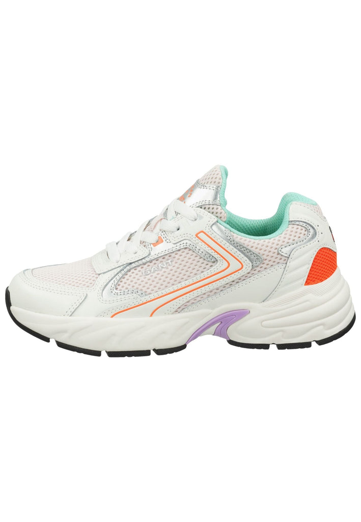 GANT Sneaker Leder Weiß/Silber