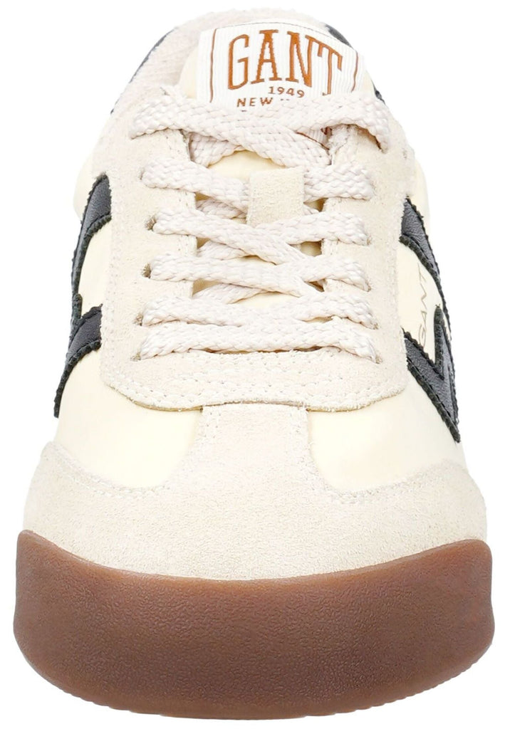GANT Sneaker Lederimitat/Textil Beige/Schwarz