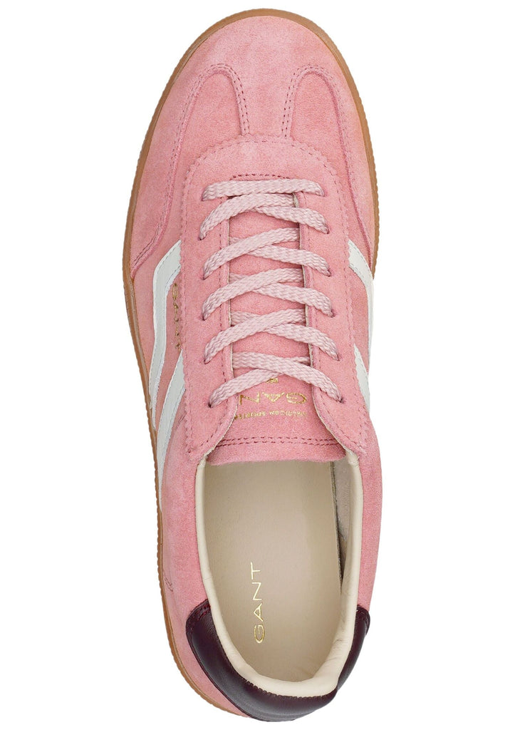 GANT Sneaker Lederimitat/Textil Pink/Weiß
