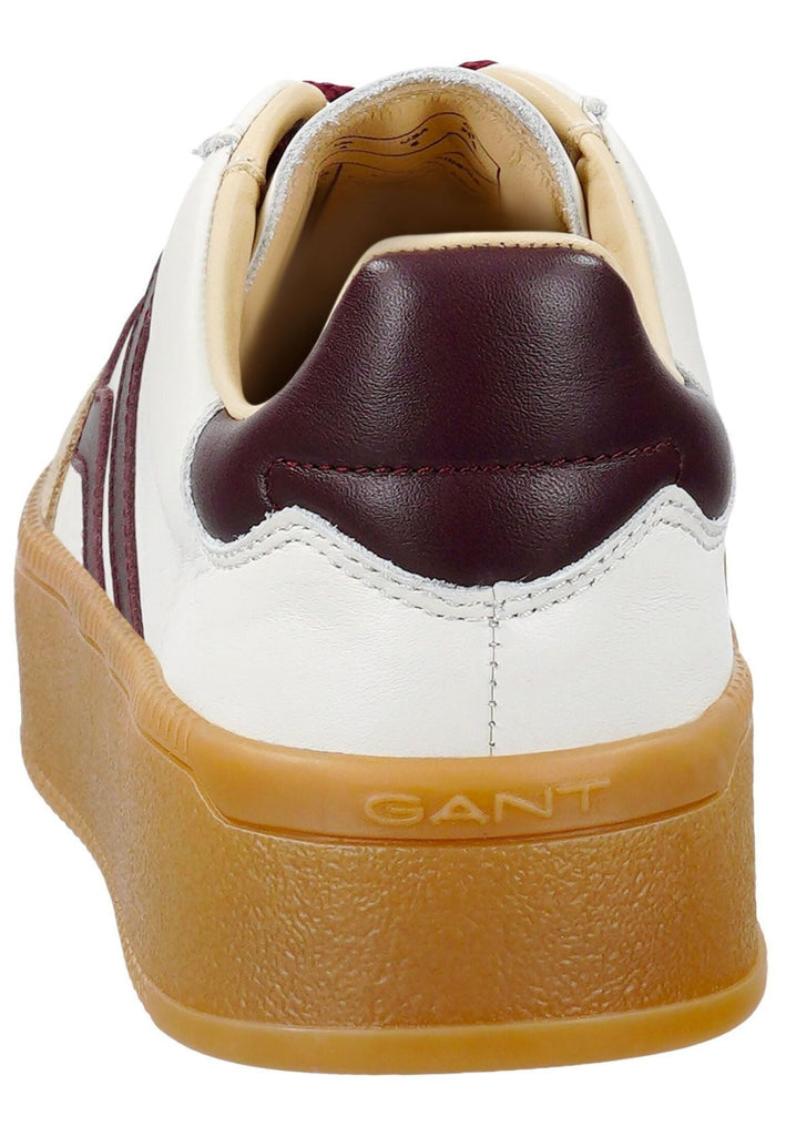 GANT Sneaker Lederimitat/Textil Weiß/Rot