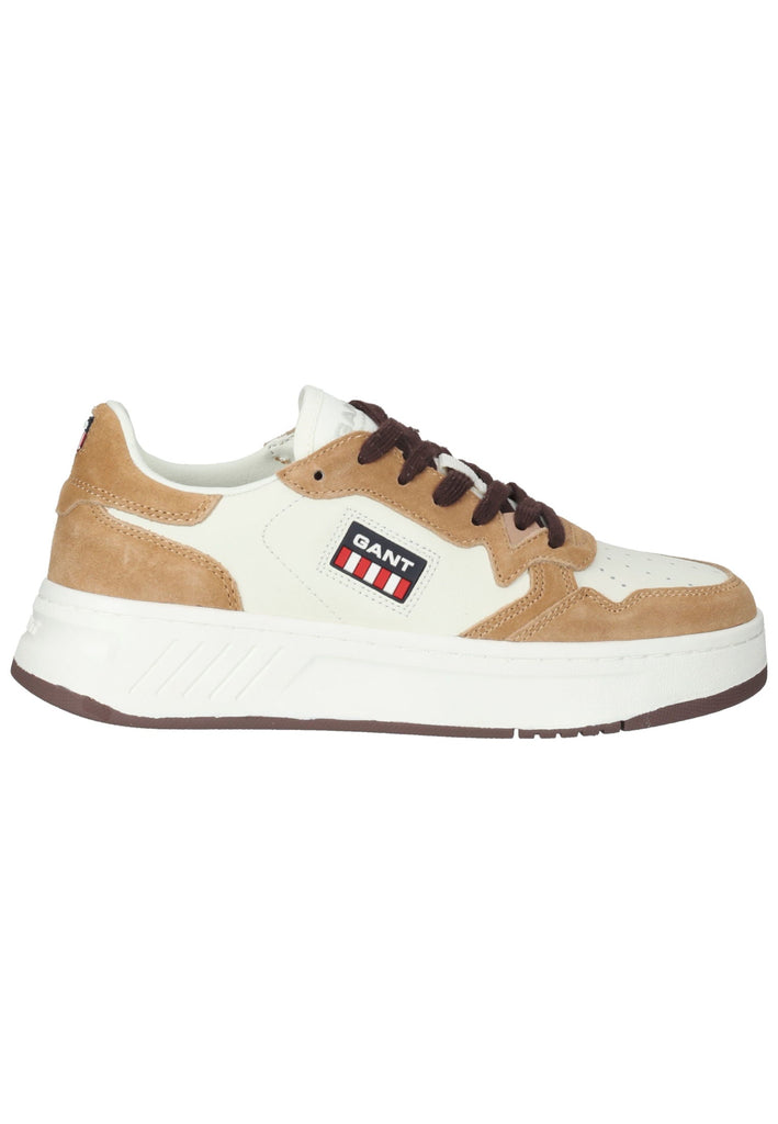 GANT Sneaker Veloursleder Beige/Weiß