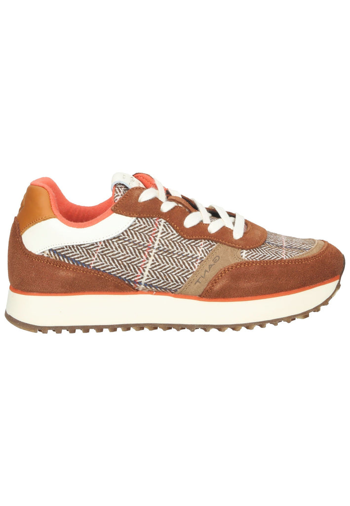 GANT Sneaker Veloursleder Braun/Orange