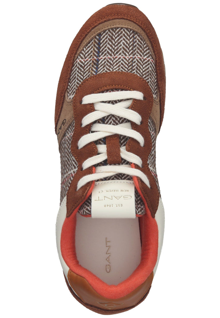 GANT Sneaker Veloursleder Braun/Orange