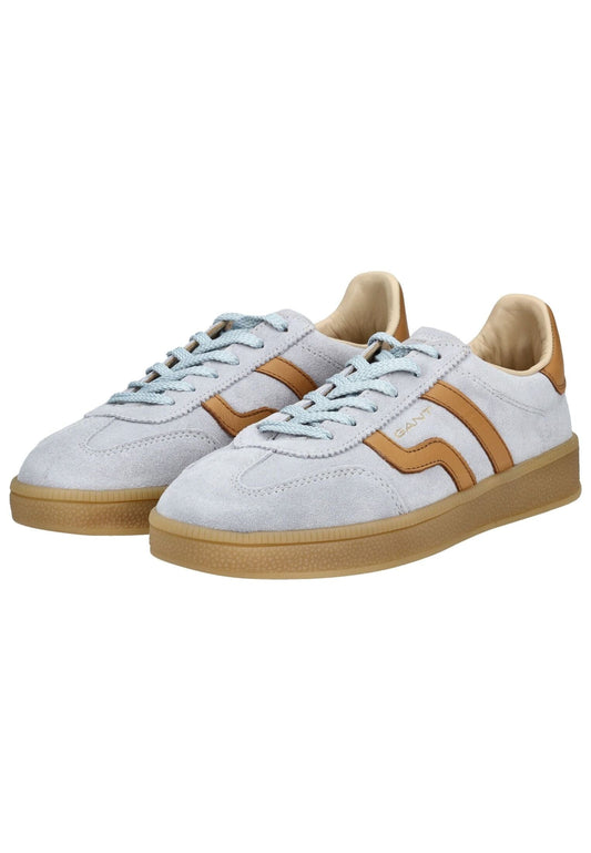 GANT Sneaker Veloursleder Hellblau/Braun