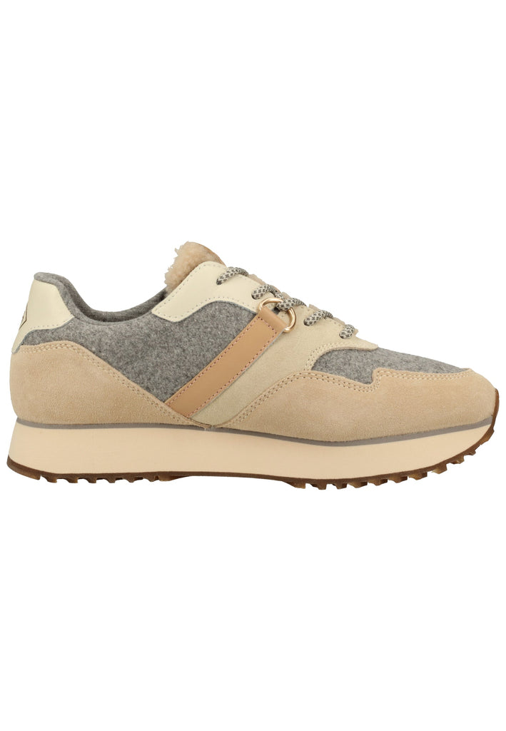 GANT Sneaker Veloursleder/Textil Beige/Grau