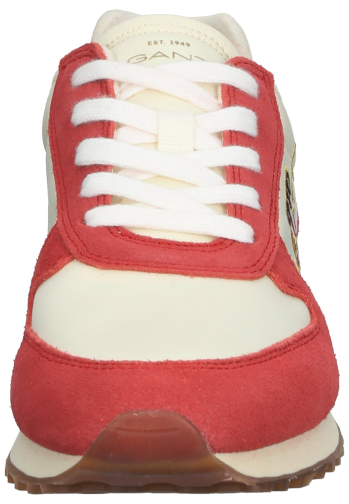 GANT Sneaker Veloursleder/Textil Rot/Weiß