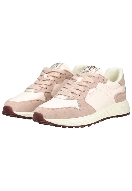 GANT Sneaker Veloursleder/Textil Weiß/Rosa