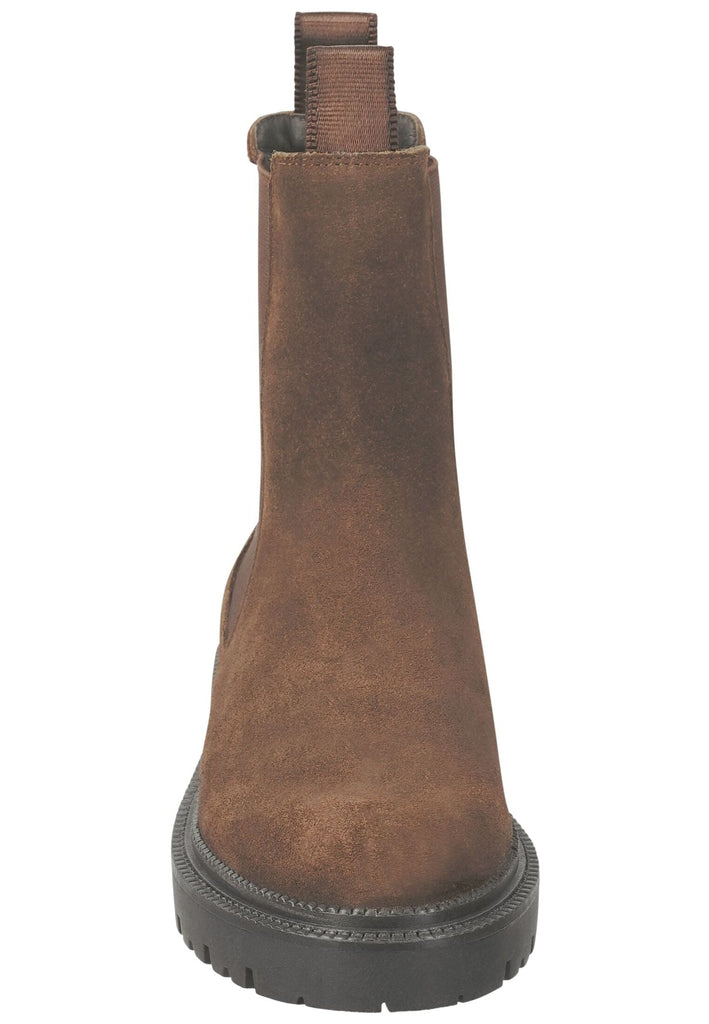 GANT Stiefel Leder/Textil Dunkelbraun