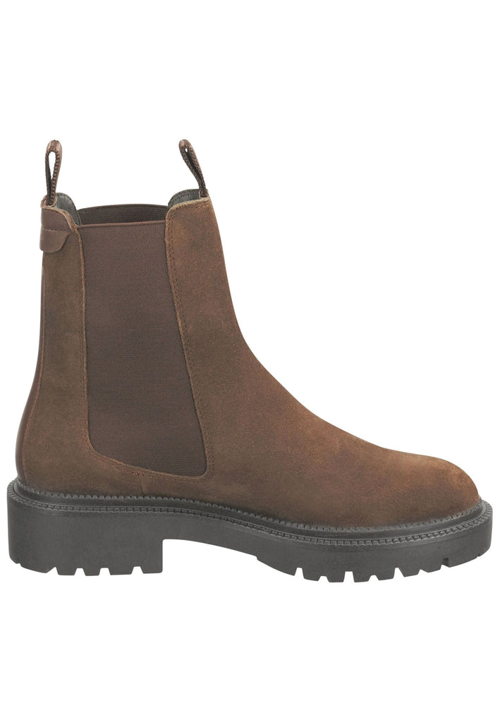 GANT Stiefel Leder/Textil Dunkelbraun