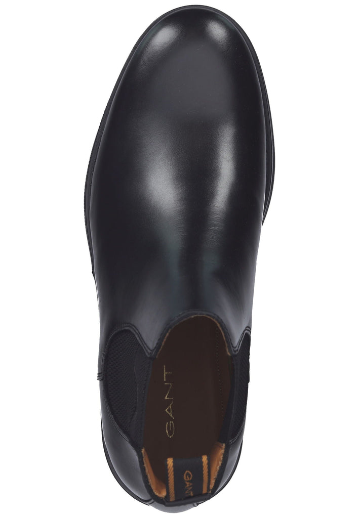 GANT Stiefelette Glattleder Schwarz