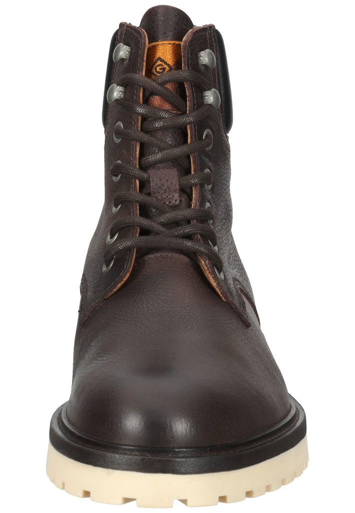 GANT Stiefelette Leder Dunkelbraun/Schwarz