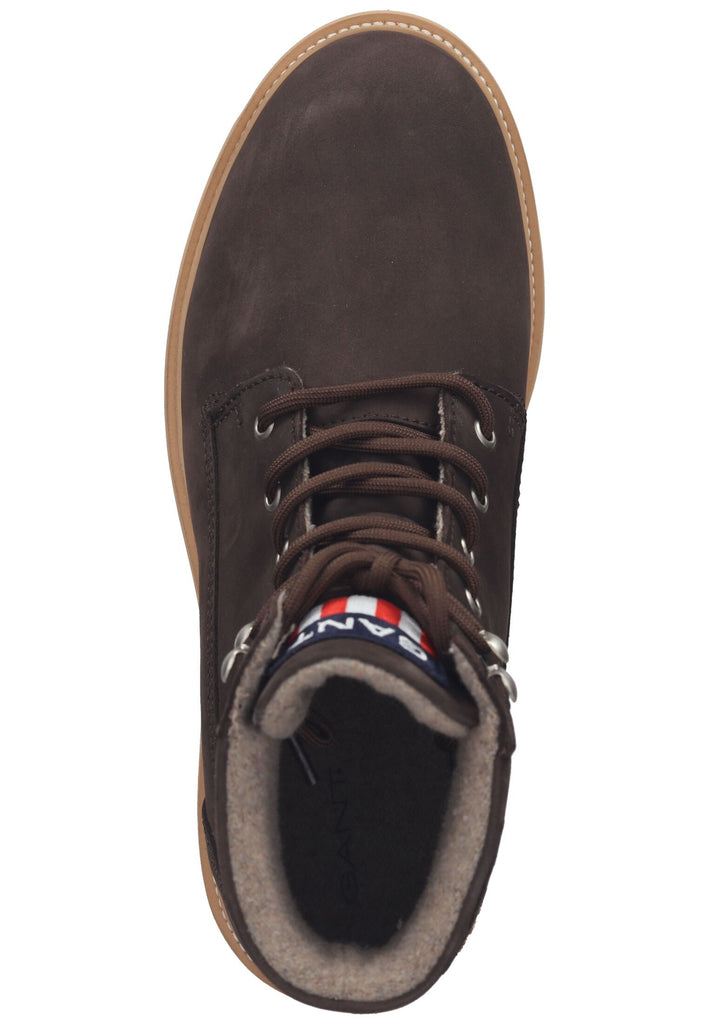 GANT Stiefelette Leder Dunkelbraun Warmfutter
