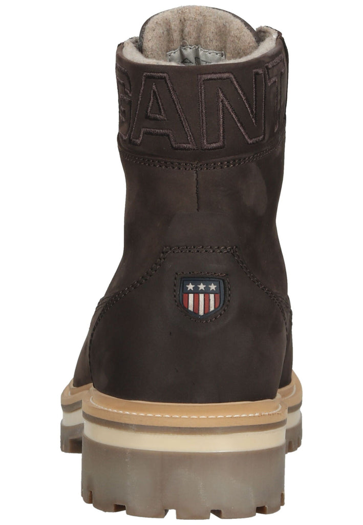 GANT Stiefelette Leder Dunkelbraun Warmfutter