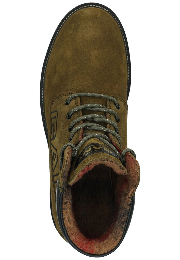 GANT Stiefelette Leder Dunkelgrün Warmfutter