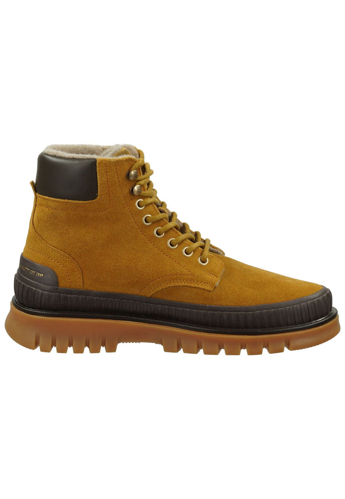 GANT Stiefelette Leder Gelb Warmfutter