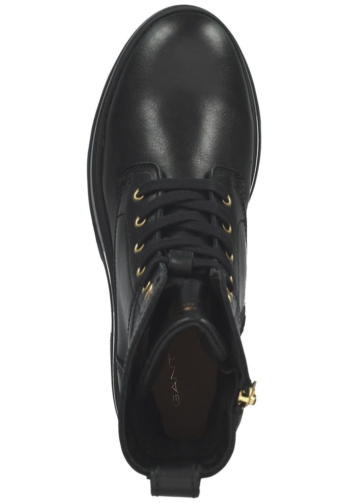 GANT Stiefelette Leder Schwarz