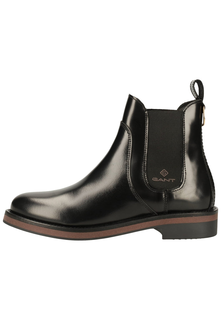 GANT Stiefelette Leder Schwarz