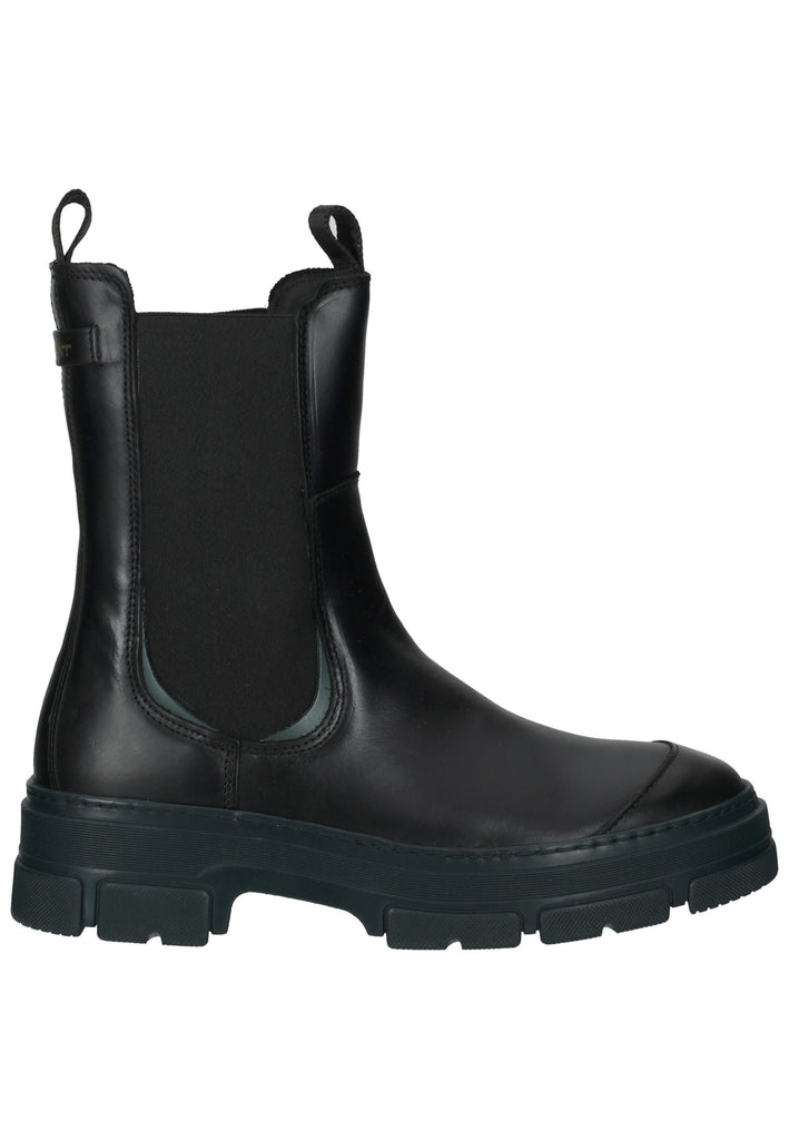 GANT Stiefelette Leder Schwarz/Grün