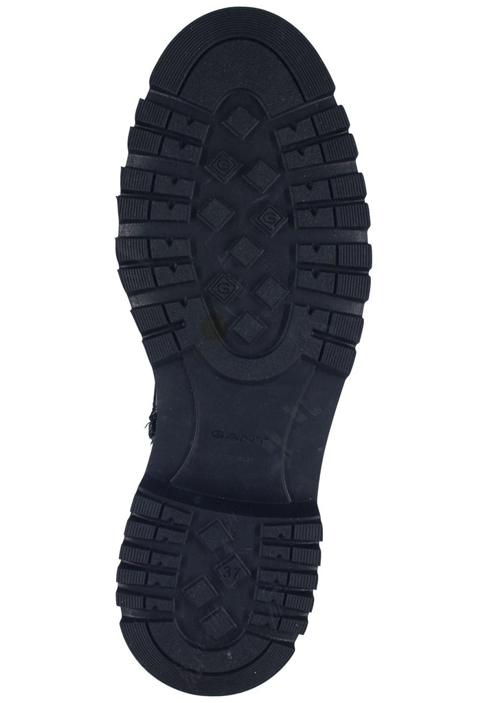 GANT Stiefelette Leder Schwarz Lack