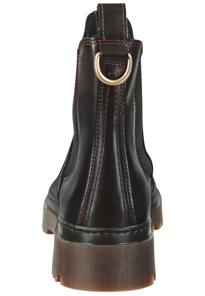 GANT Stiefelette Leder/Textil Bordeaux