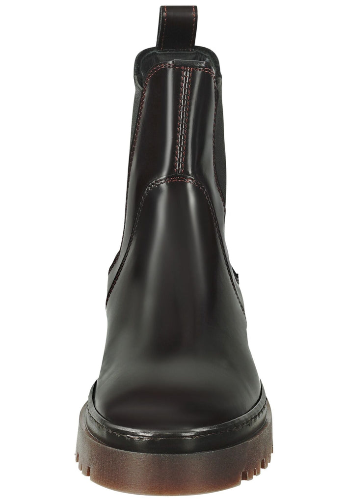 GANT Stiefelette Leder/Textil Bordeaux