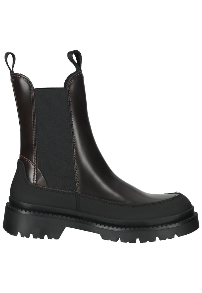GANT Stiefelette Leder/Textil Braun Lack