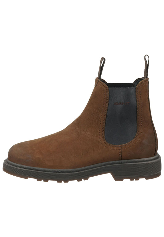 GANT Stiefelette Leder/Textil Braun/Schwarz