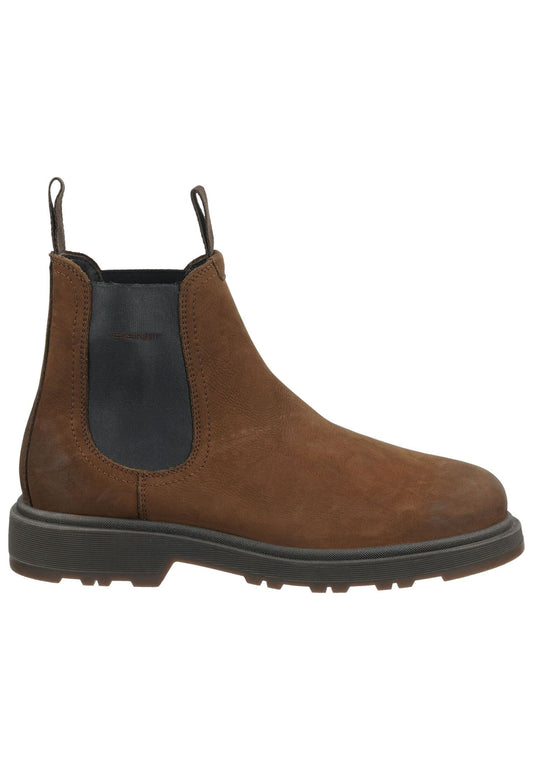 GANT Stiefelette Leder/Textil Braun/Schwarz
