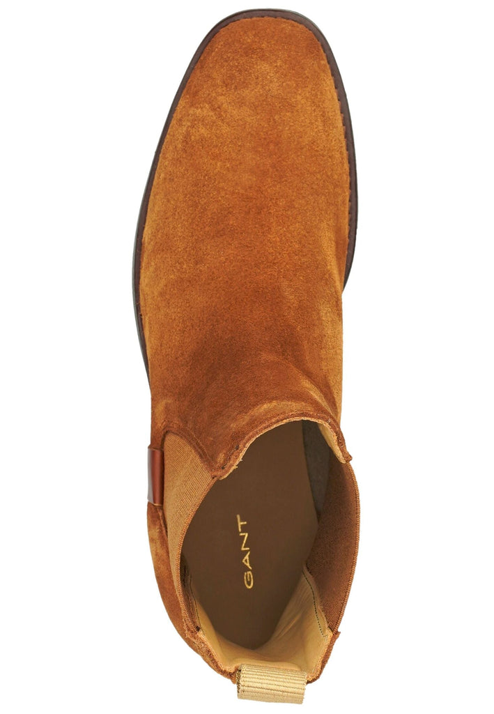GANT Stiefelette Leder/Textil Cognac
