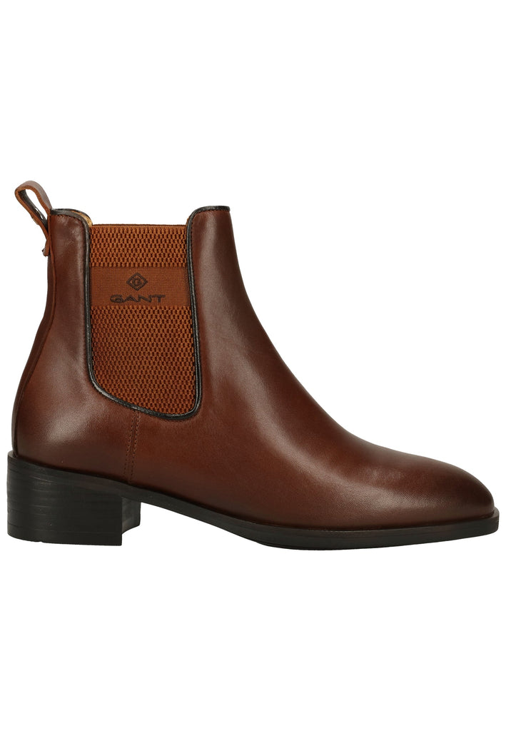 GANT Stiefelette Leder/Textil Cognac