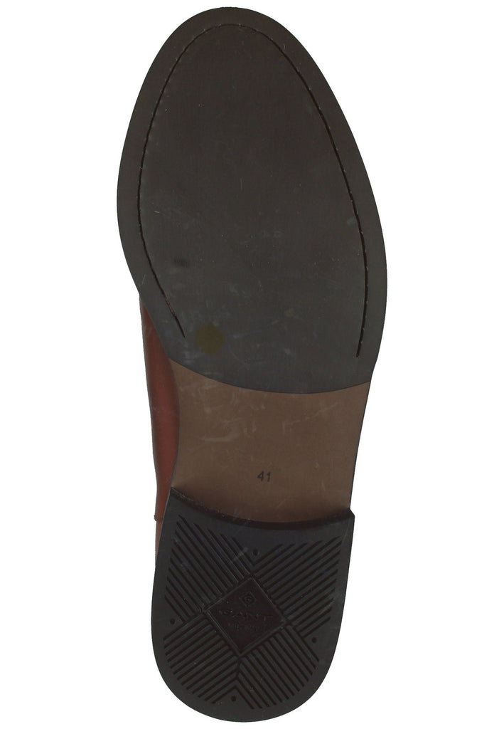 GANT Stiefelette Leder/Textil Cognac