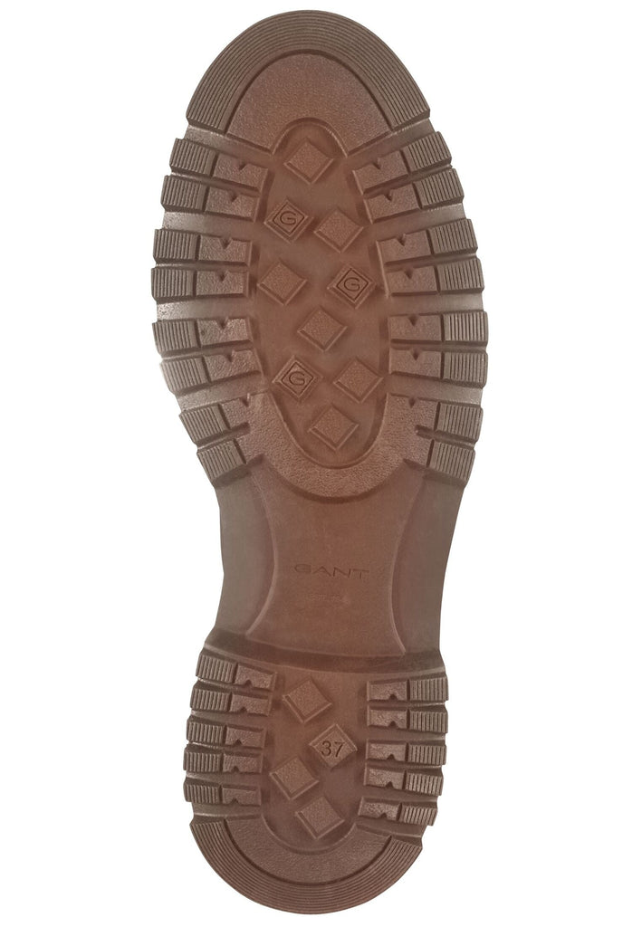 GANT Stiefelette Leder/Textil Dunkelbraun