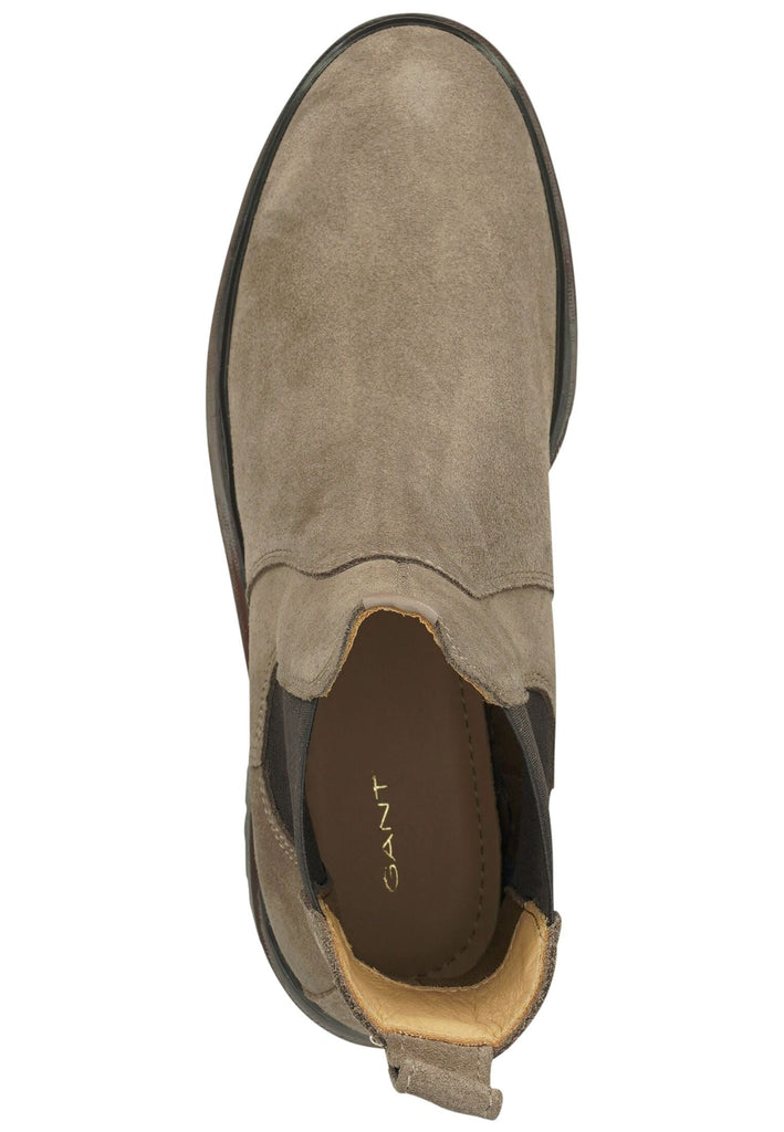 GANT Stiefelette Leder/Textil Dunkelbraun