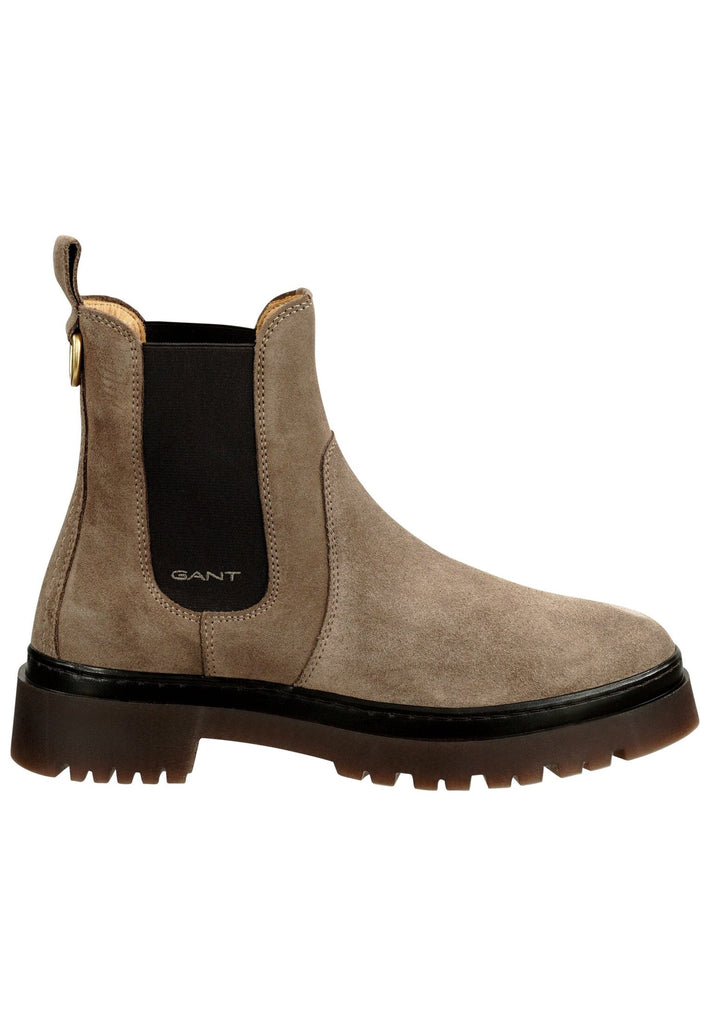 GANT Stiefelette Leder/Textil Dunkelbraun