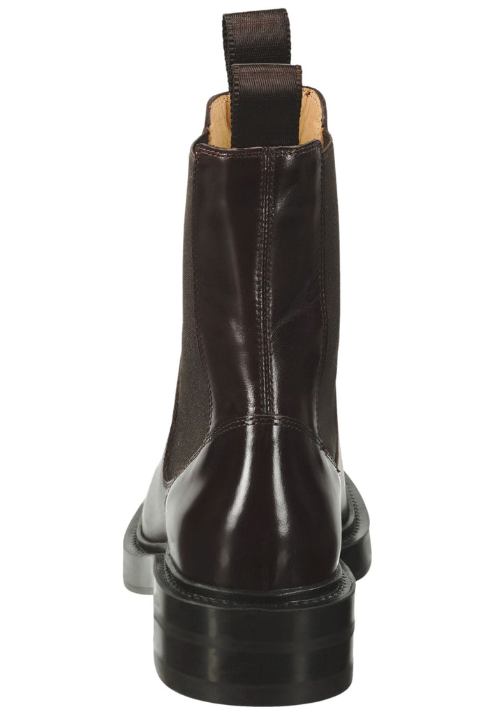 GANT Stiefelette Leder/Textil Dunkelbraun