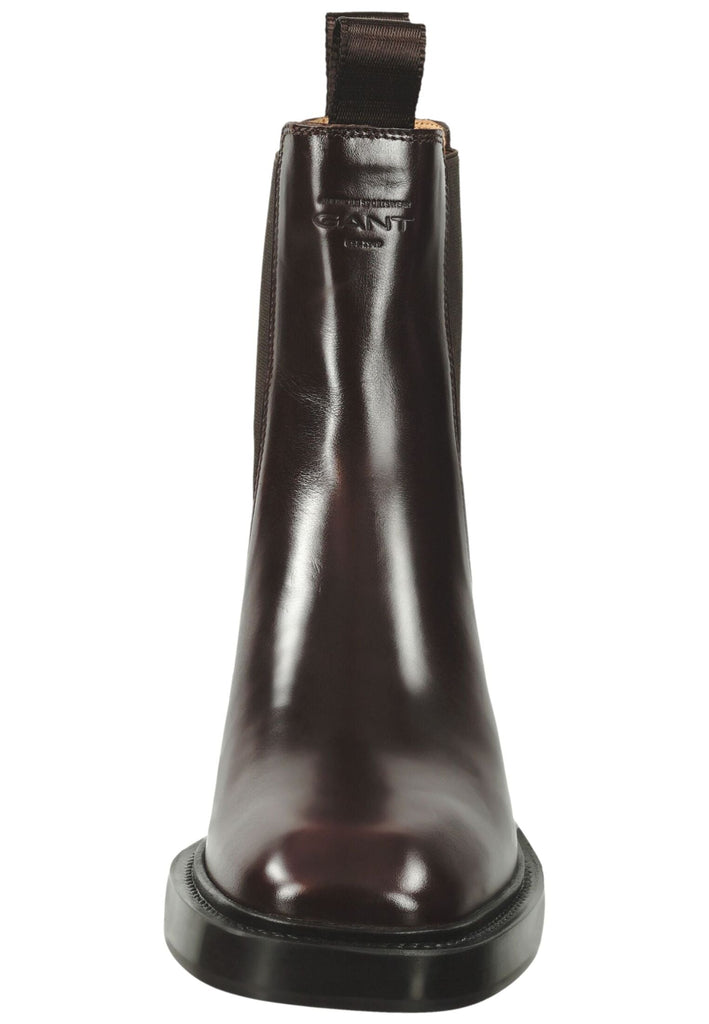 GANT Stiefelette Leder/Textil Dunkelbraun